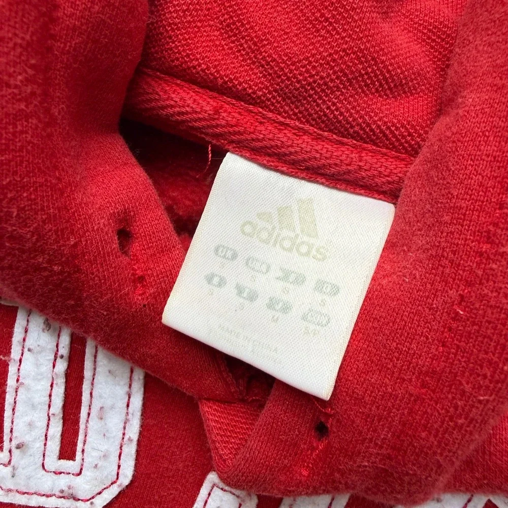 Vintage Adidas Boston Red Sox Hoodie Mens Small Red MLB